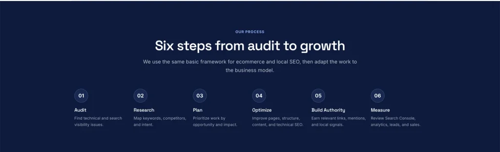 SEO process of whynotseo.com