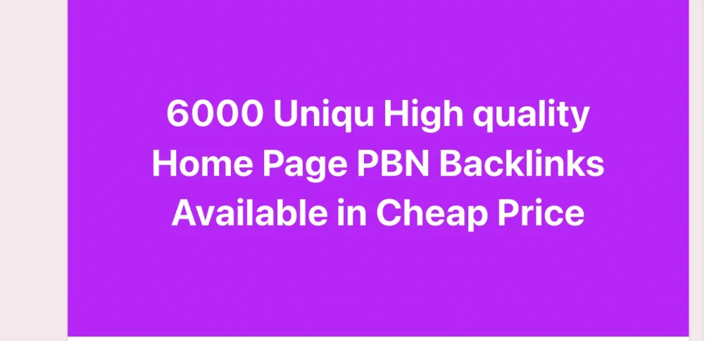 Thousands of Backlinks FB post