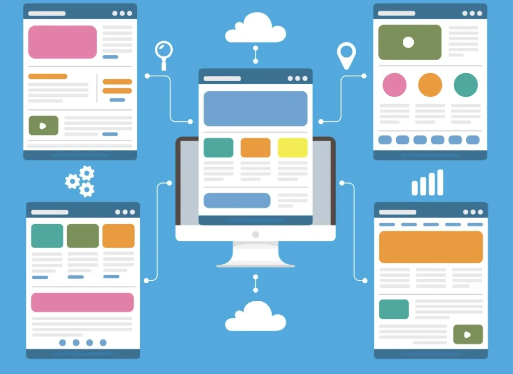 Webpages internally linking to each others
