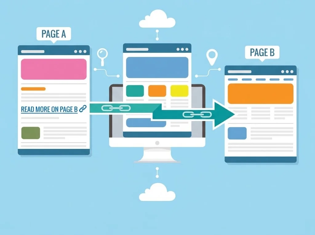 Multiple pages internally linking to each other on same domain